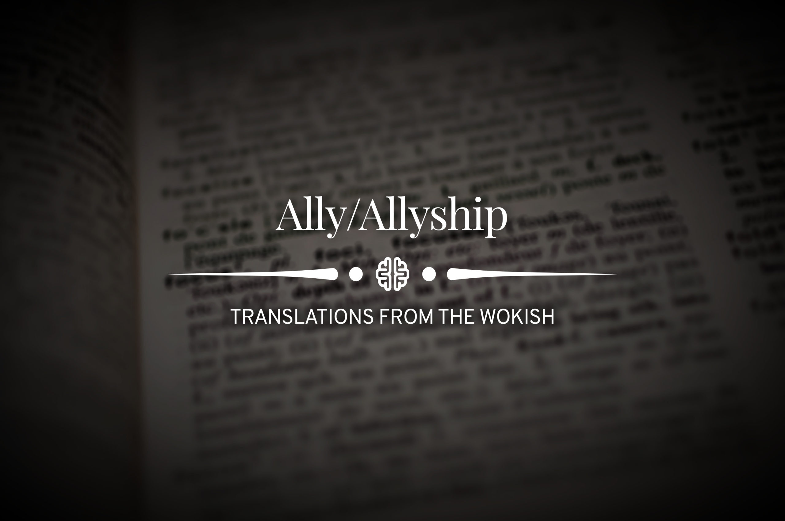 Ally/Allyship